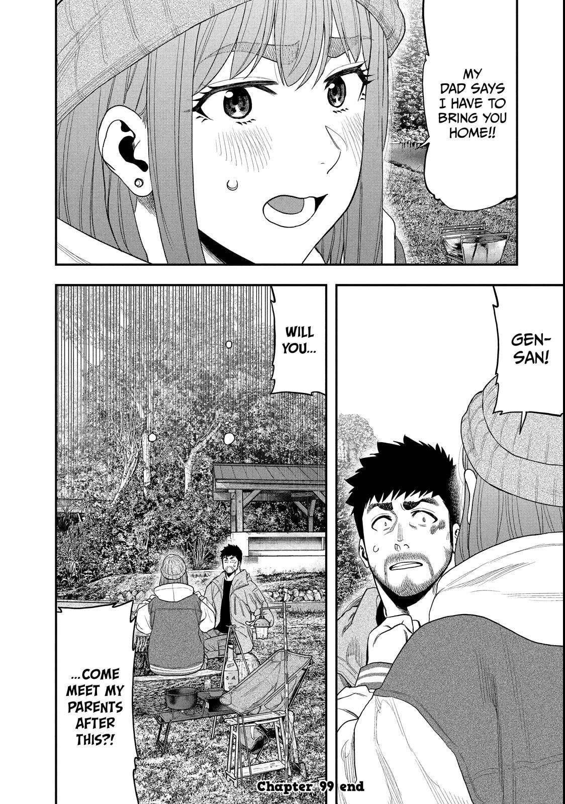 Futari Solo Camp Chapter 99 page 18 - 