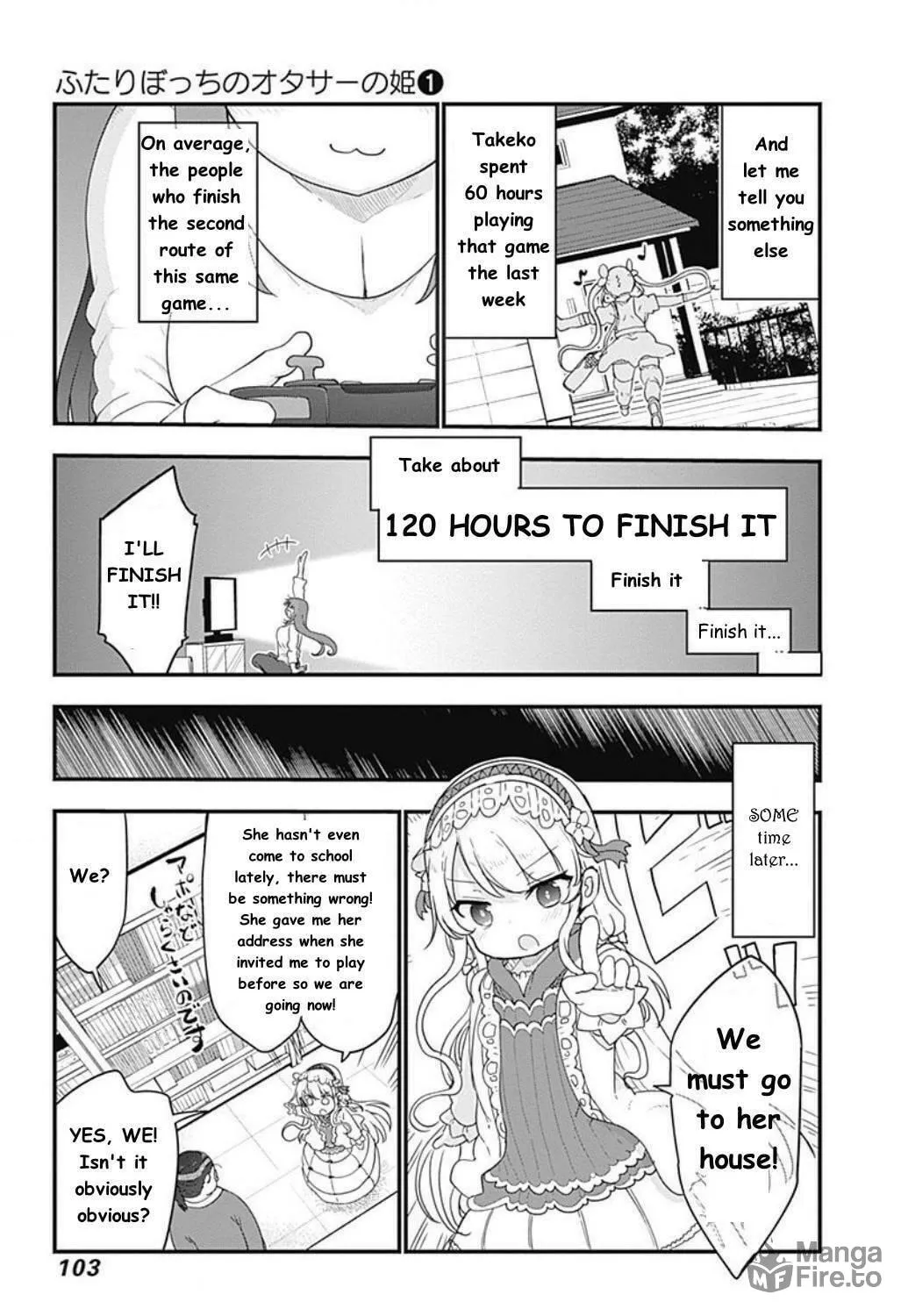 Futaribocchi no Otasaa no Hime Chapter 10 page 9 - 