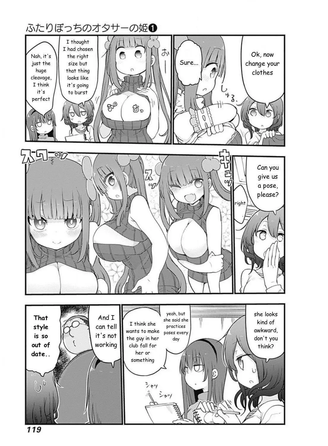 Futaribocchi no Otasaa no Hime Chapter 12.1 page 9 - 
