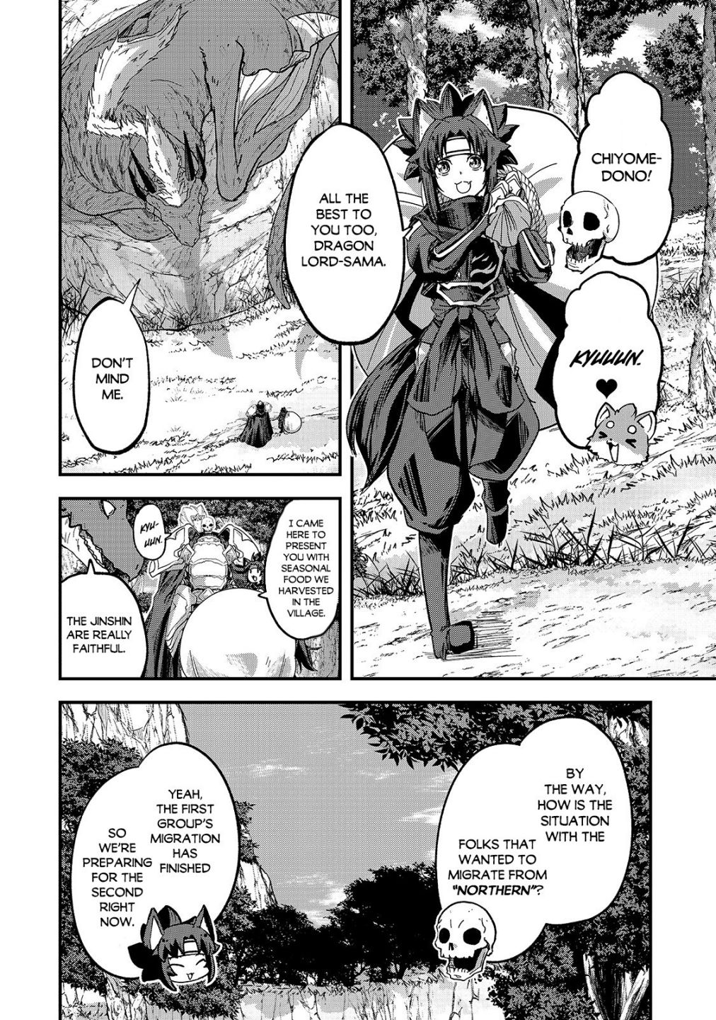 Gaikotsu Kishi-sama Tadaima Isekai e o Dekake-chuu Chapter 44 page 12 - 