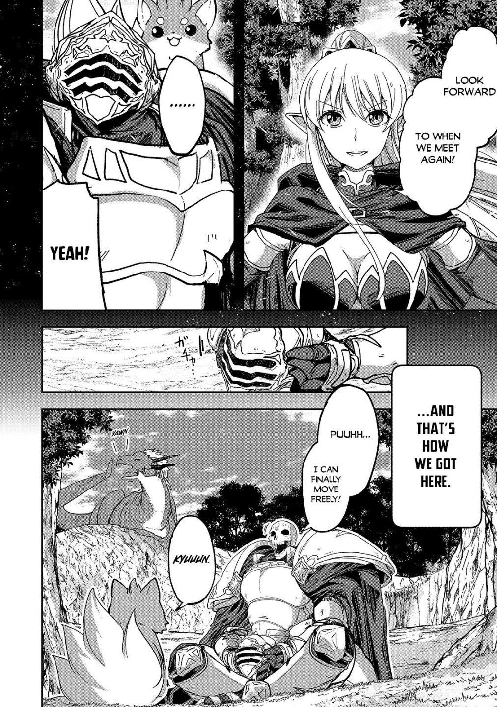 Gaikotsu Kishi-sama Tadaima Isekai e o Dekake-chuu Chapter 44 page 10 - 