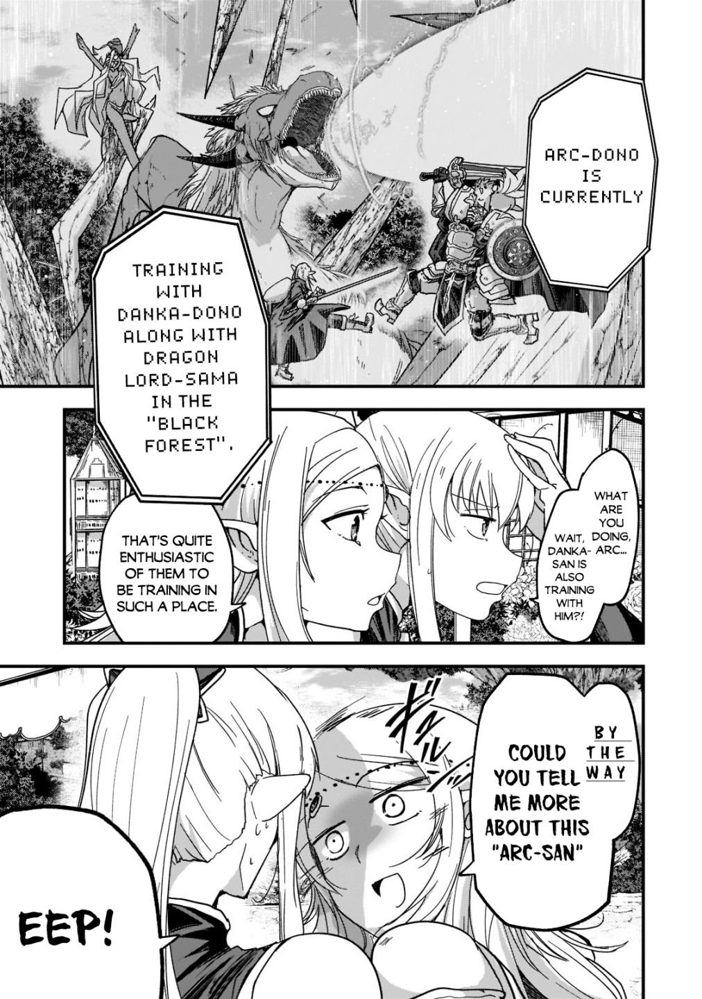 Gaikotsu Kishi-sama Tadaima Isekai e o Dekake-chuu Chapter 49 page 38 - 