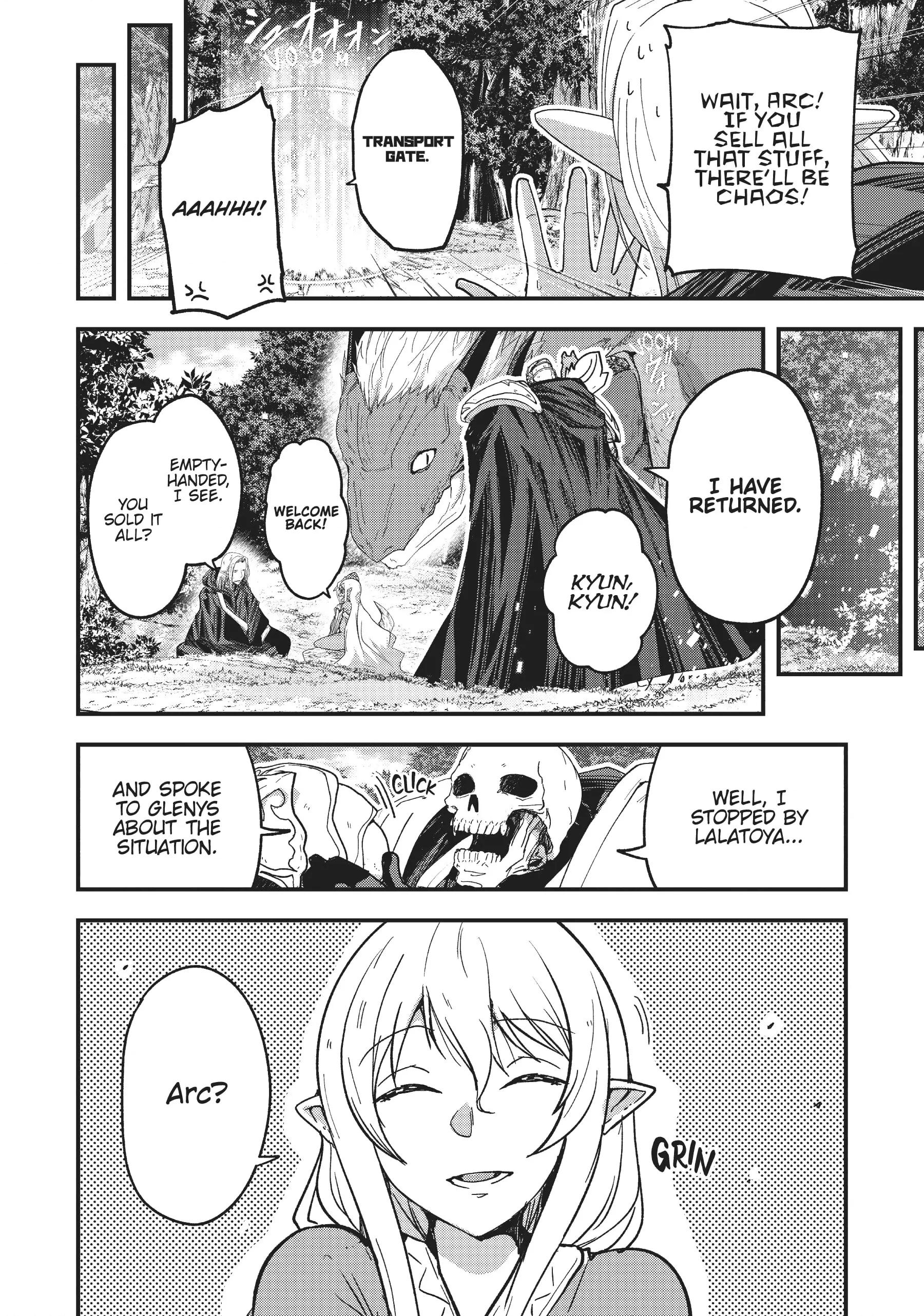 Gaikotsu Kishi-sama Tadaima Isekai e o Dekake-chuu Chapter 51.6 page 4 - 