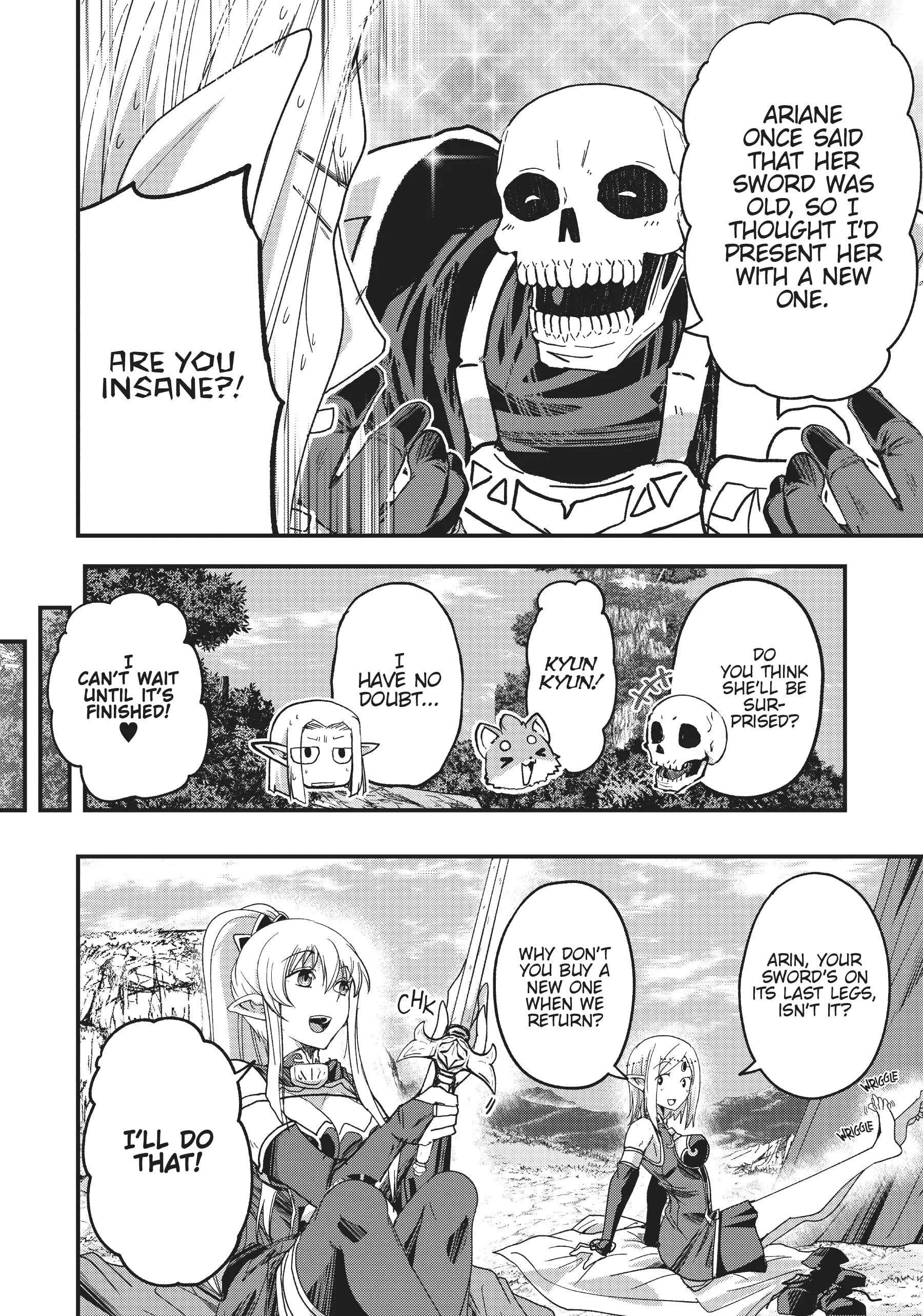 Gaikotsu Kishi-sama Tadaima Isekai e o Dekake-chuu Chapter 51.6 page 6 - 