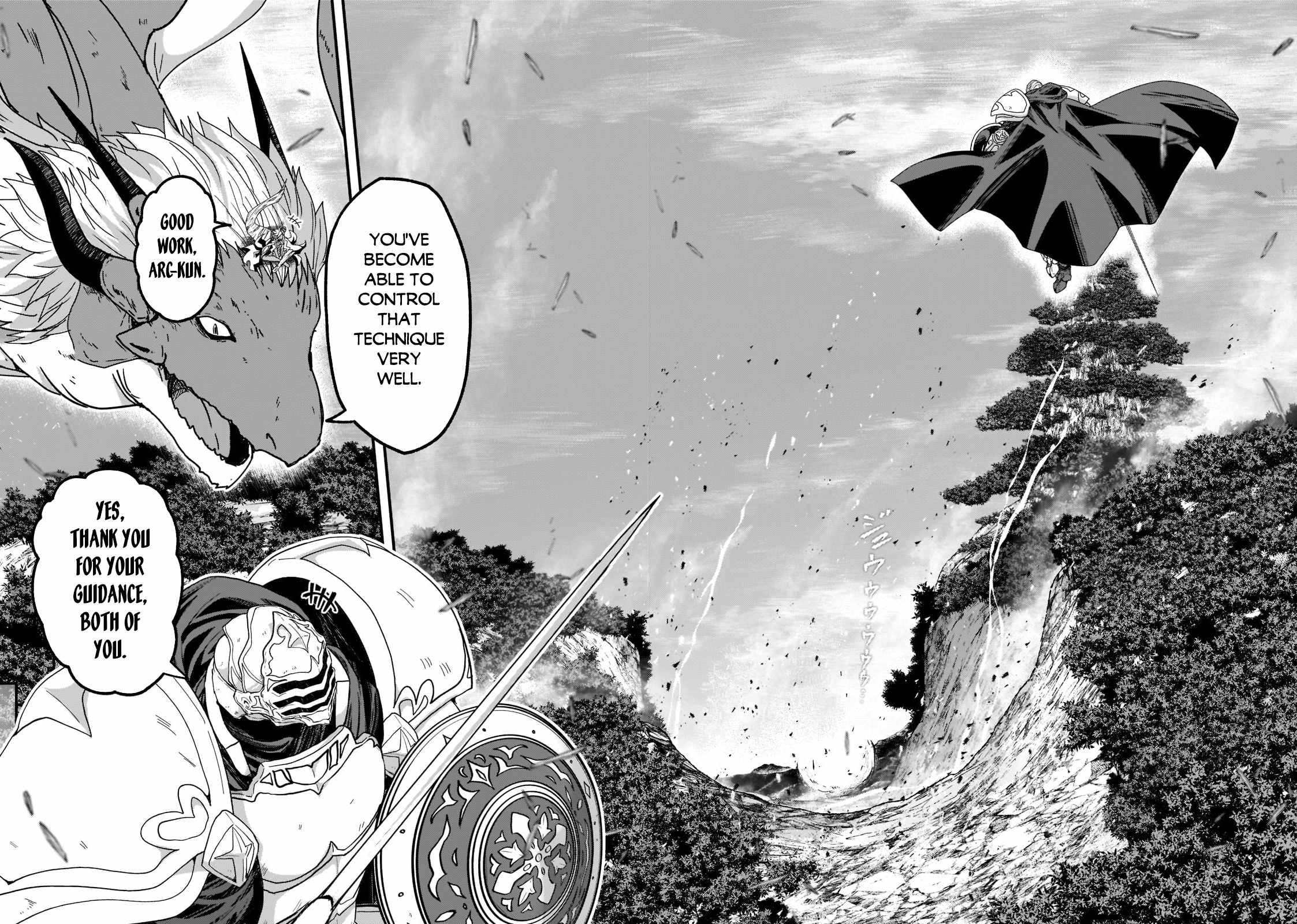 Gaikotsu Kishi-sama Tadaima Isekai e o Dekake-chuu Chapter 54 page 22 - 
