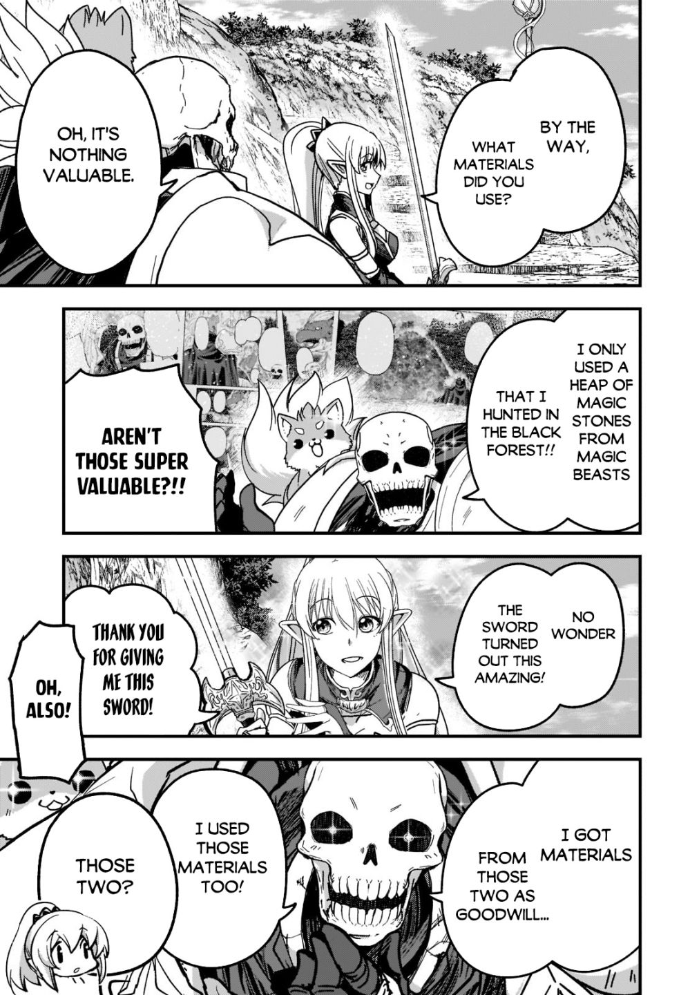 Gaikotsu Kishi-sama Tadaima Isekai e o Dekake-chuu Chapter 55.2 page 13 - 