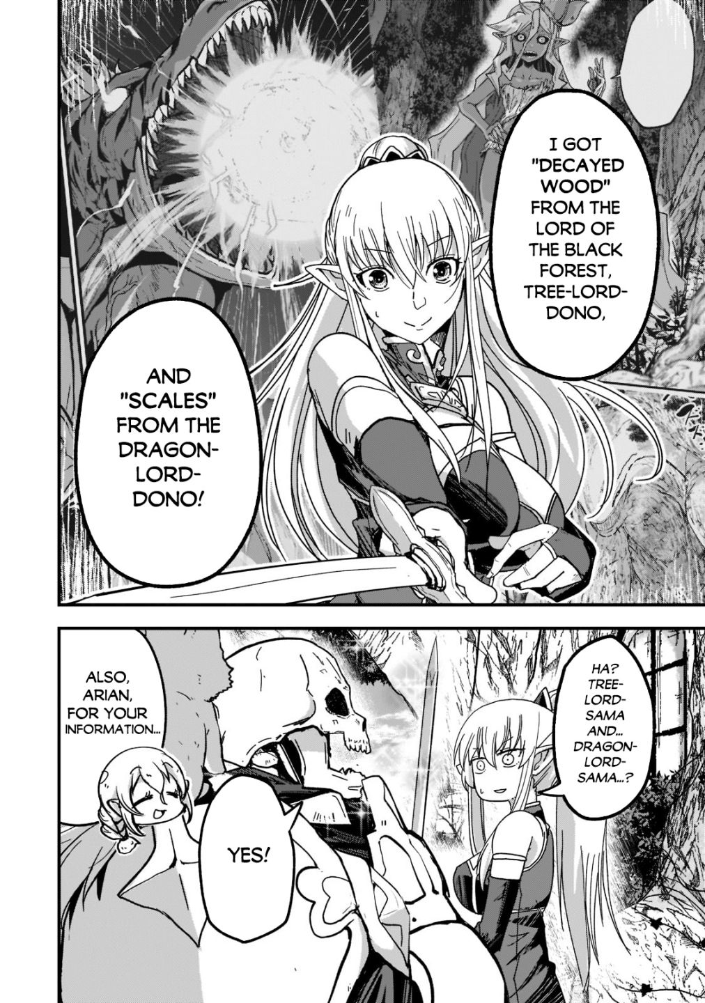 Gaikotsu Kishi-sama Tadaima Isekai e o Dekake-chuu Chapter 55.2 page 14 - 
