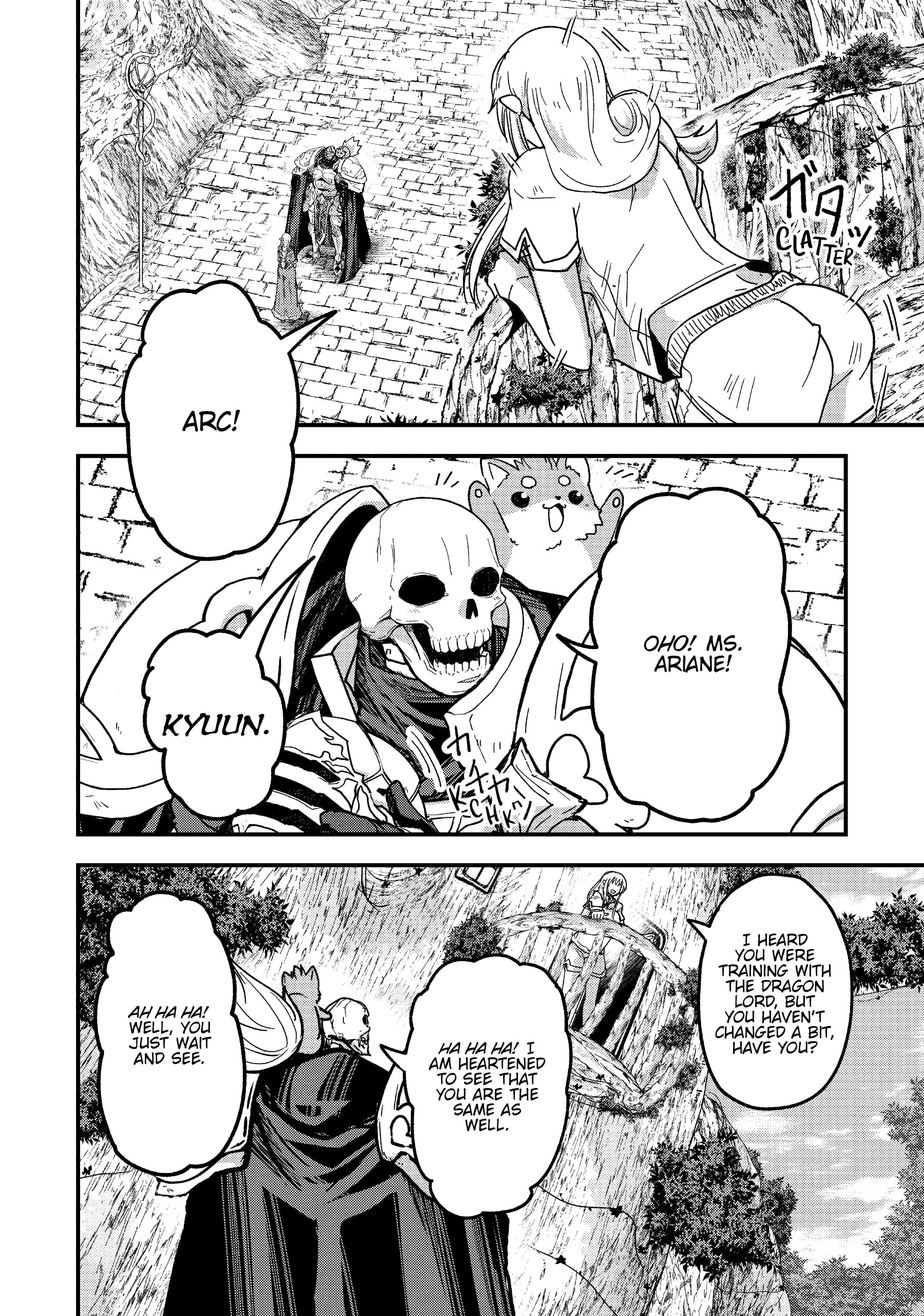 Gaikotsu Kishi-sama Tadaima Isekai e o Dekake-chuu Chapter 55 page 19 - 