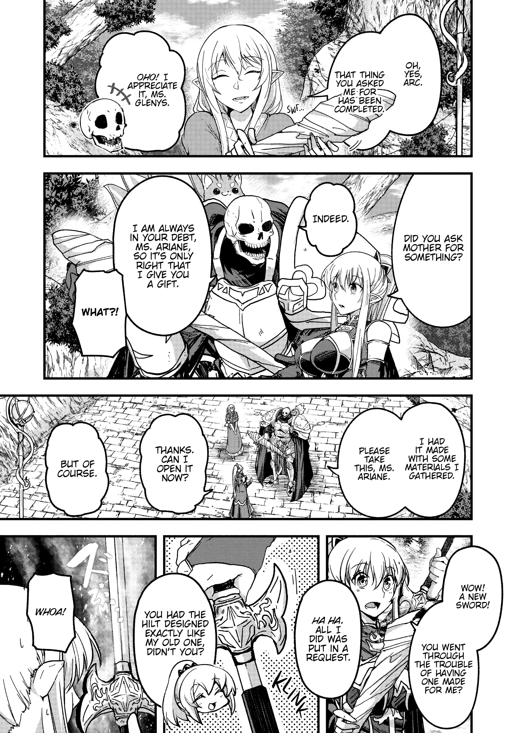 Gaikotsu Kishi-sama Tadaima Isekai e o Dekake-chuu Chapter 55 page 22 - 
