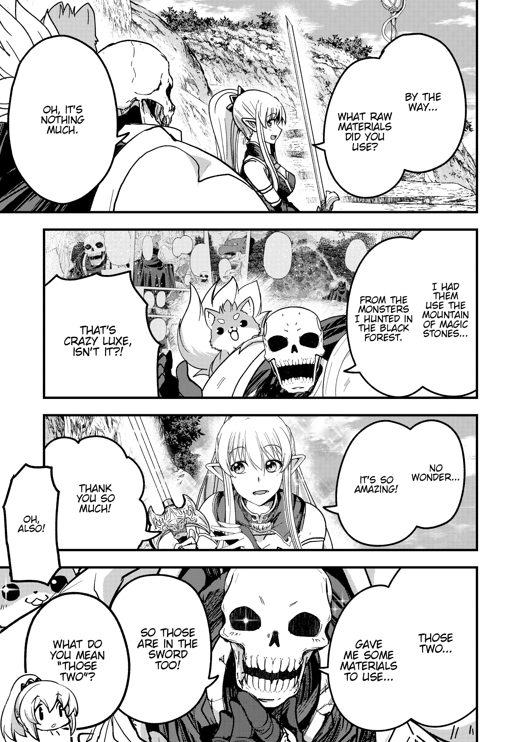 Gaikotsu Kishi-sama Tadaima Isekai e o Dekake-chuu Chapter 55 page 24 - 