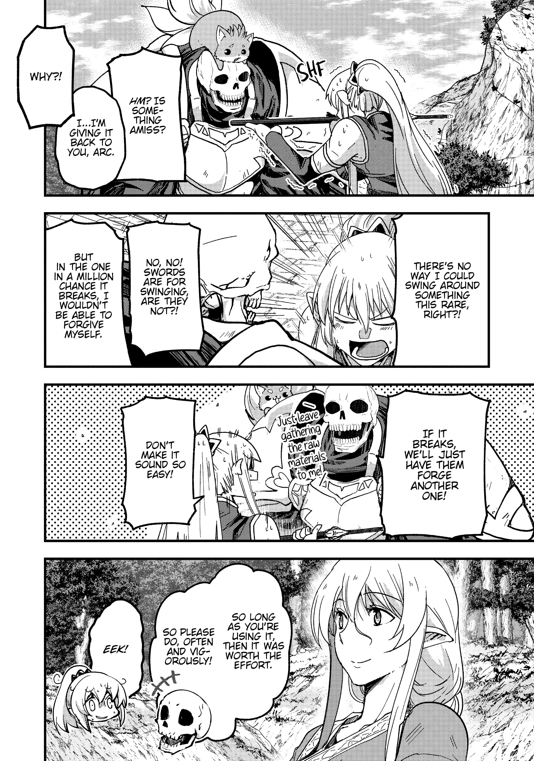 Gaikotsu Kishi-sama Tadaima Isekai e o Dekake-chuu Chapter 55 page 27 - 
