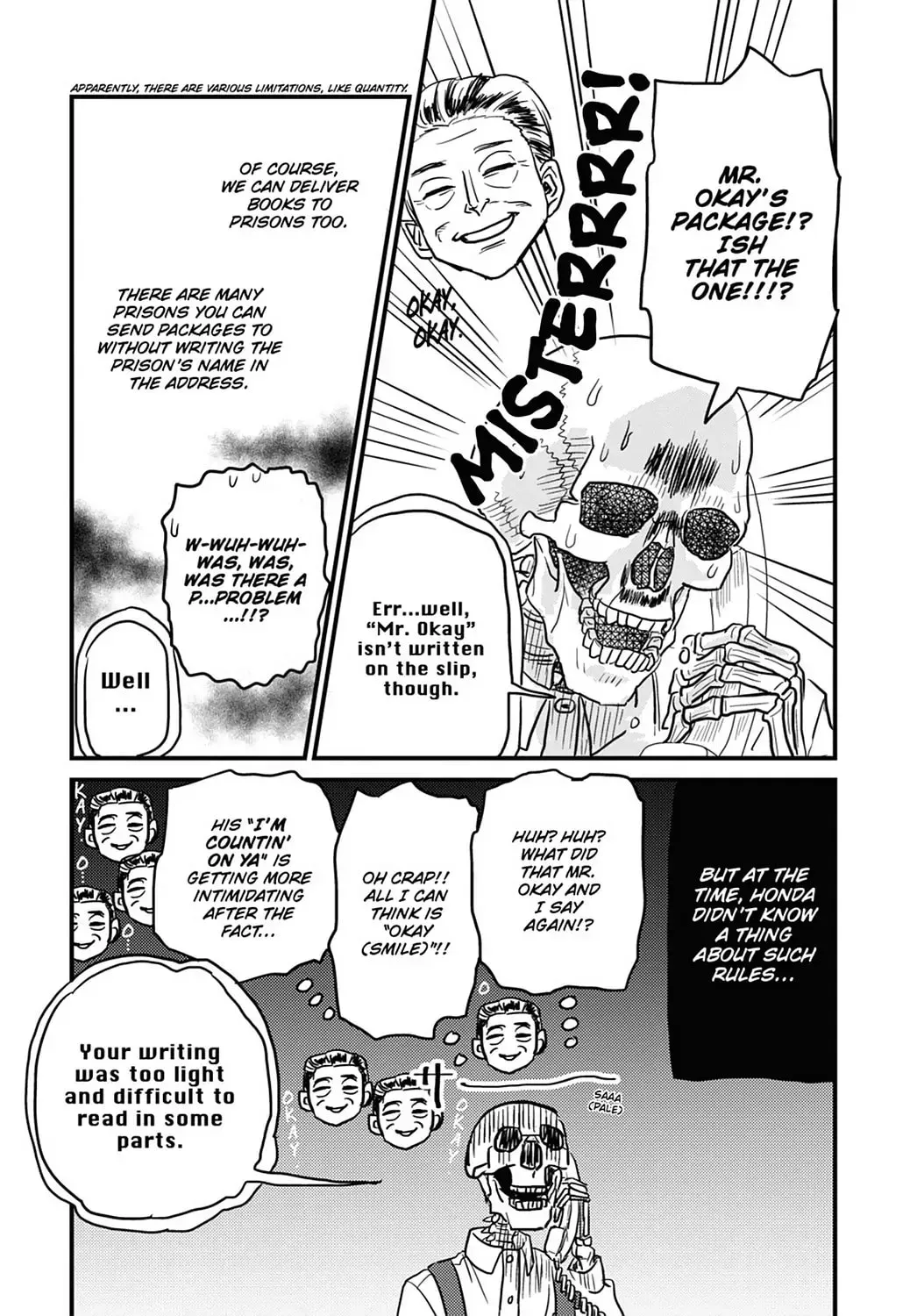 Gaikotsu Shotenin Honda-san Chapter 13 page 13 - 