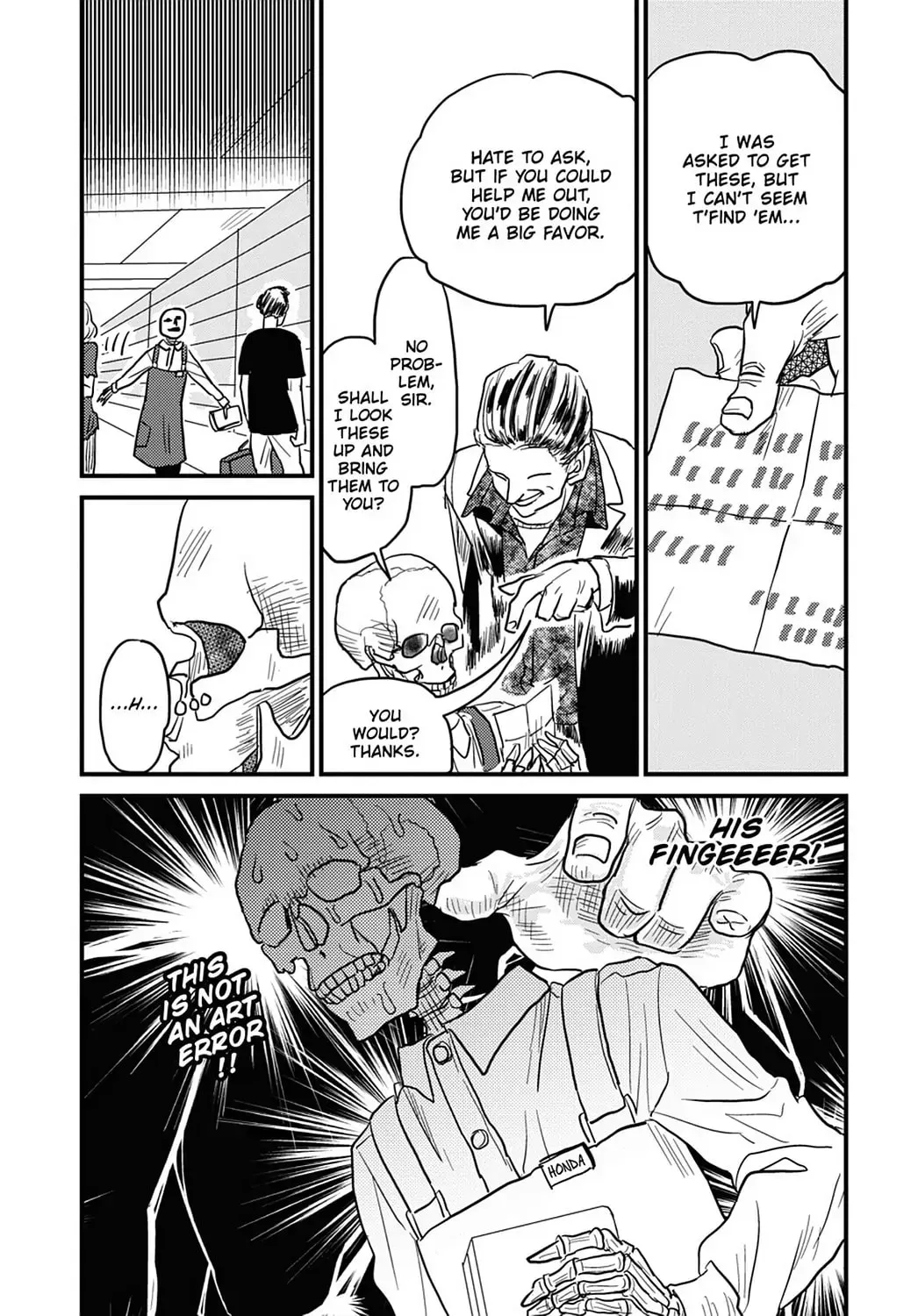Gaikotsu Shotenin Honda-san Chapter 13 page 8 - 
