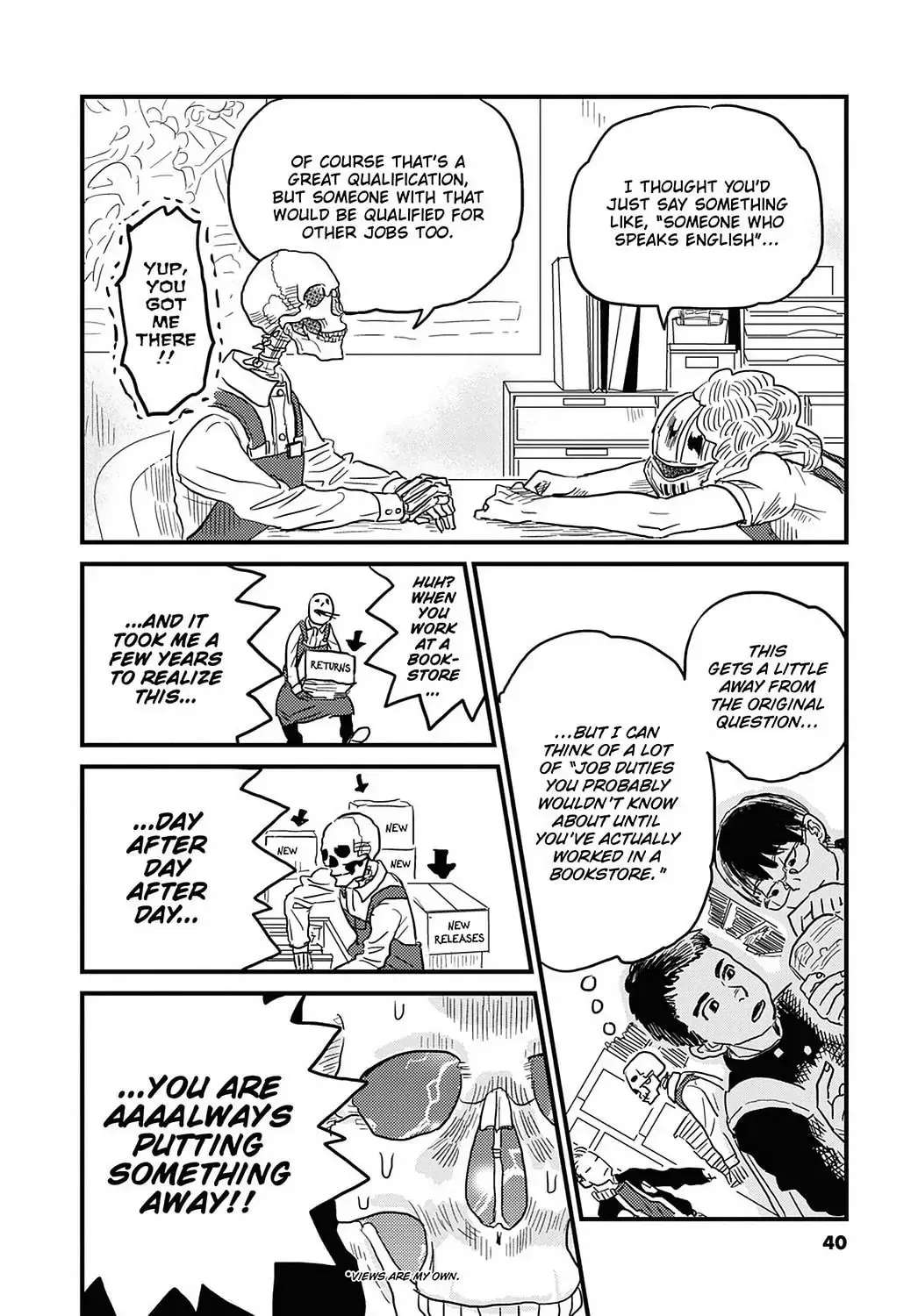 Gaikotsu Shotenin Honda-san Chapter 17 page 4 - 