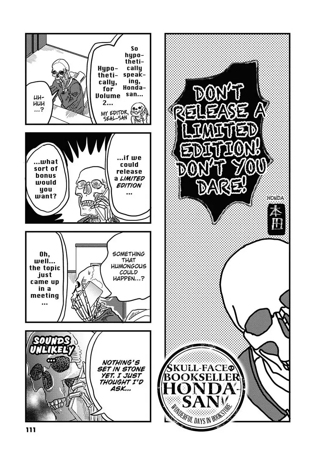 Gaikotsu Shotenin Honda-san Chapter 20.5 page 1 - 