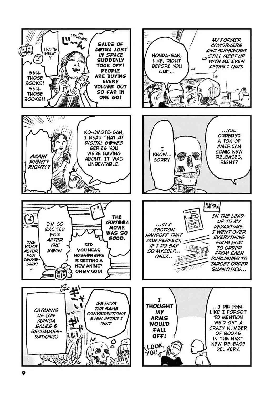 Gaikotsu Shotenin Honda-san Chapter 20.9 page 10 - 