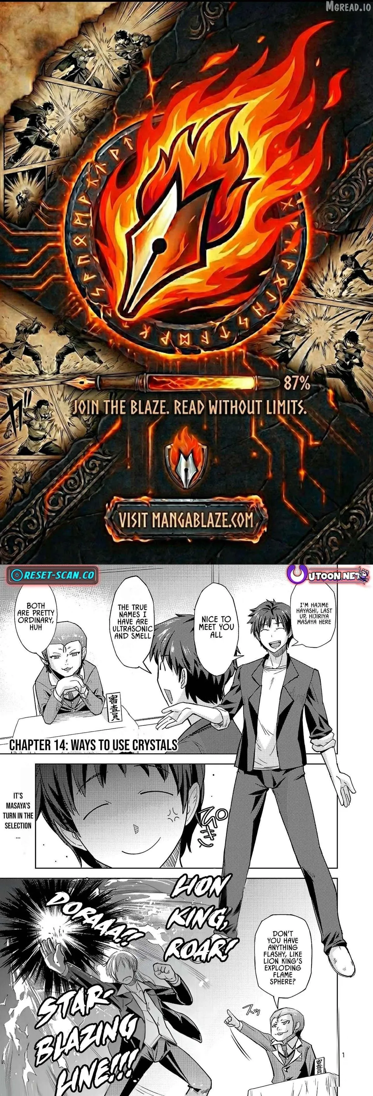 Gakeppuchi Kizoku no Ikinokori Senryaku Chapter 14 page 1 - 