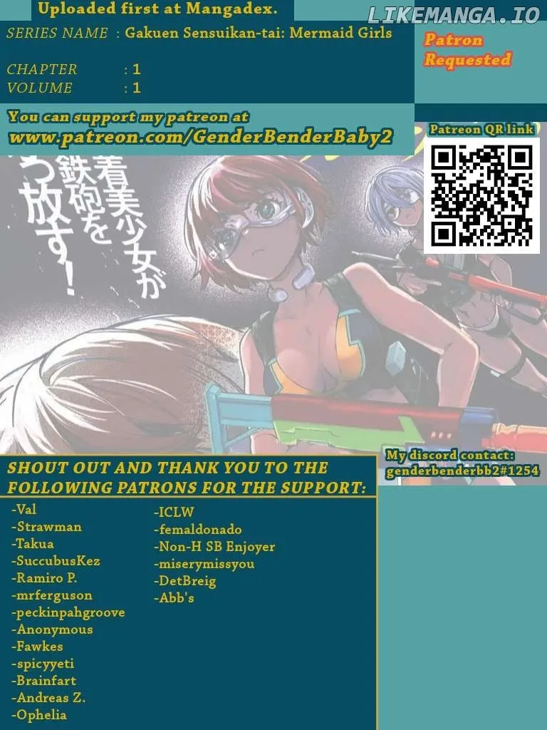 Gakuen Sensuikan-tai: Mermaid Girls Chapter 1 page 1 - 