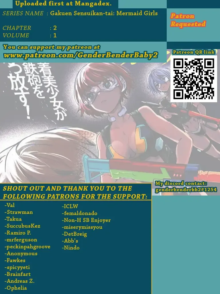 Gakuen Sensuikan-tai: Mermaid Girls Chapter 2 page 1 - 