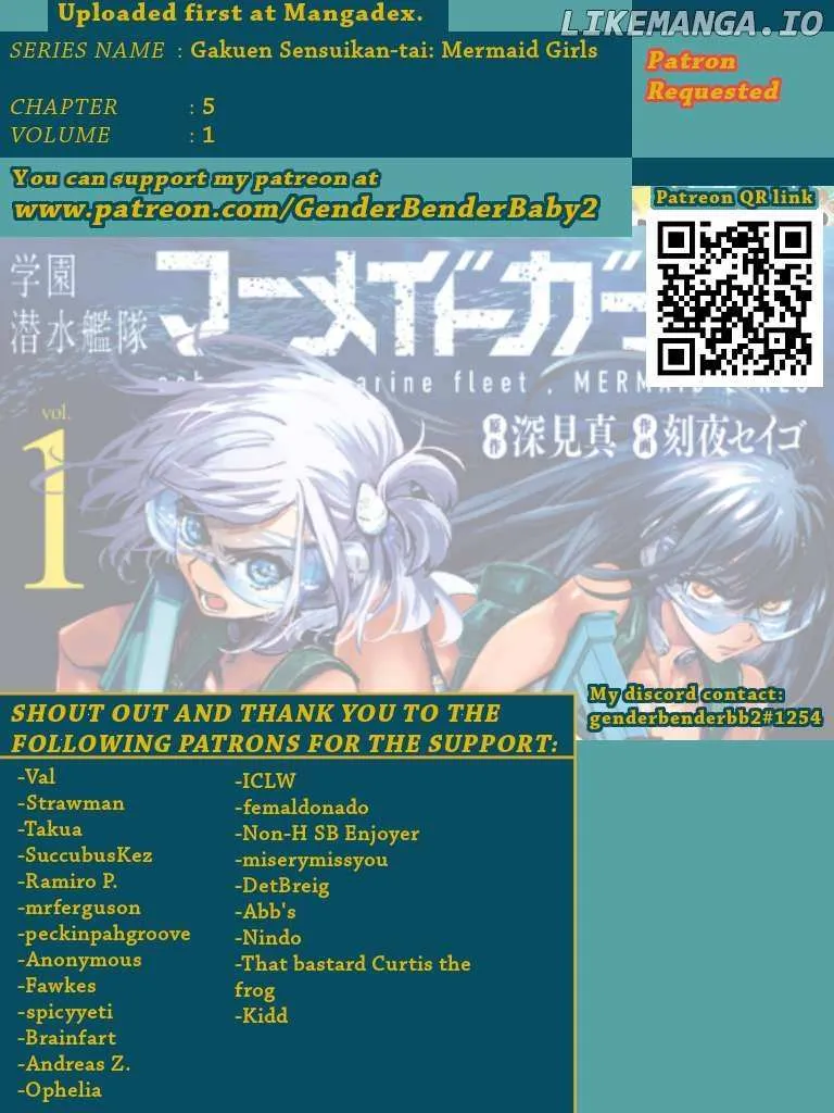 Gakuen Sensuikan-tai: Mermaid Girls Chapter 5 page 1 - 