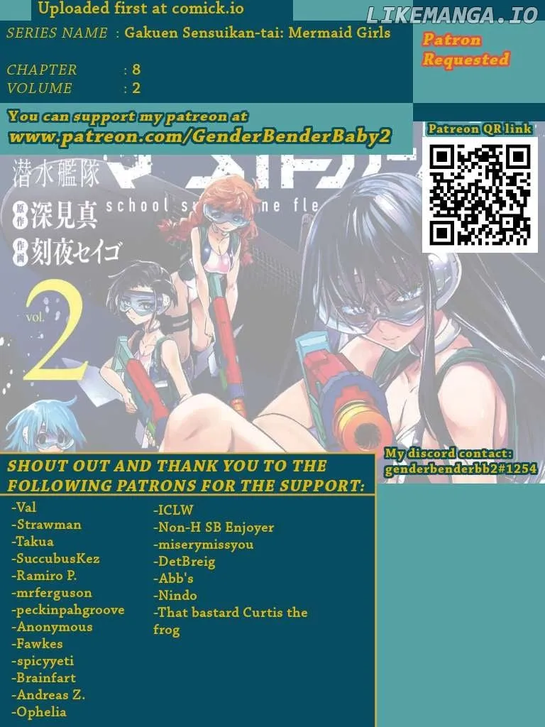 Gakuen Sensuikan-tai: Mermaid Girls Chapter 8 page 1 - 