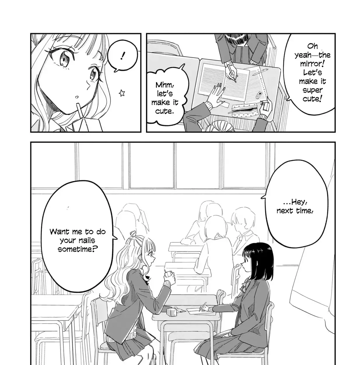 Gal & Jimiko Girls Love Anthology Chapter 1.5 page 9 - 