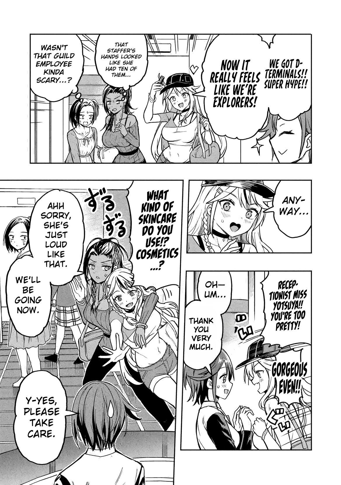 Gal to Dungeon to Shuukai Okure no Tansaku Eiyuutan ~Moto Legend Ima wa Wakeari tei Rank Tansakushana Ore ga, S-Kyuu Gal ni Natsukare Makutte Ikusei wo Makase Sareta~ Chapter 1 page 11 - 