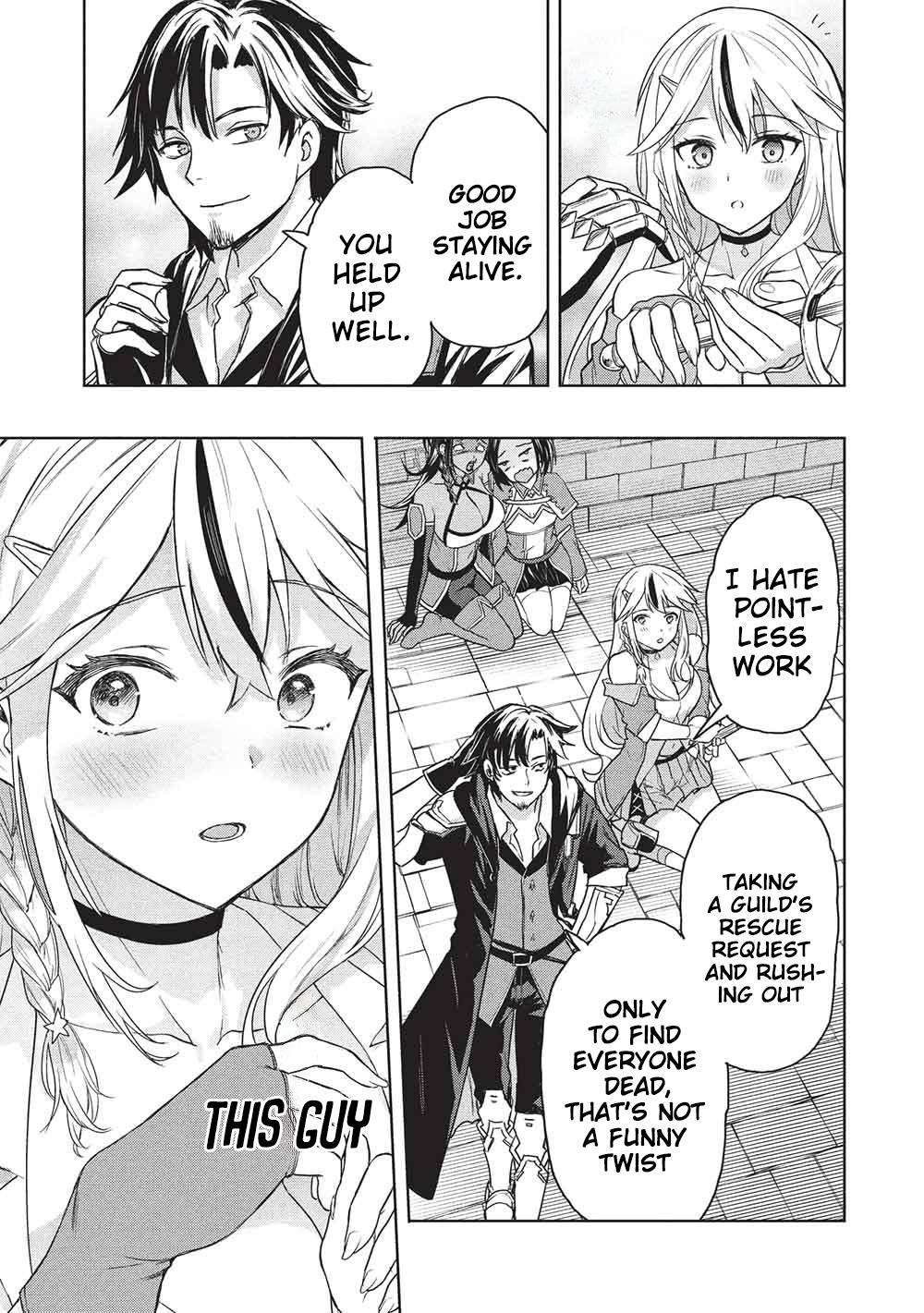 Gal to Dungeon to Shuukai Okure no Tansaku Eiyuutan ~Moto Legend Ima wa Wakeari tei Rank Tansakushana Ore ga, S-Kyuu Gal ni Natsukare Makutte Ikusei wo Makase Sareta~ Chapter 2 page 12 - 