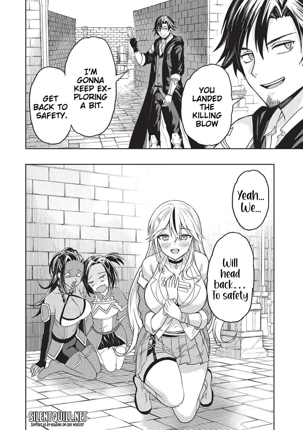 Gal to Dungeon to Shuukai Okure no Tansaku Eiyuutan ~Moto Legend Ima wa Wakeari tei Rank Tansakushana Ore ga, S-Kyuu Gal ni Natsukare Makutte Ikusei wo Makase Sareta~ Chapter 2 page 25 - 