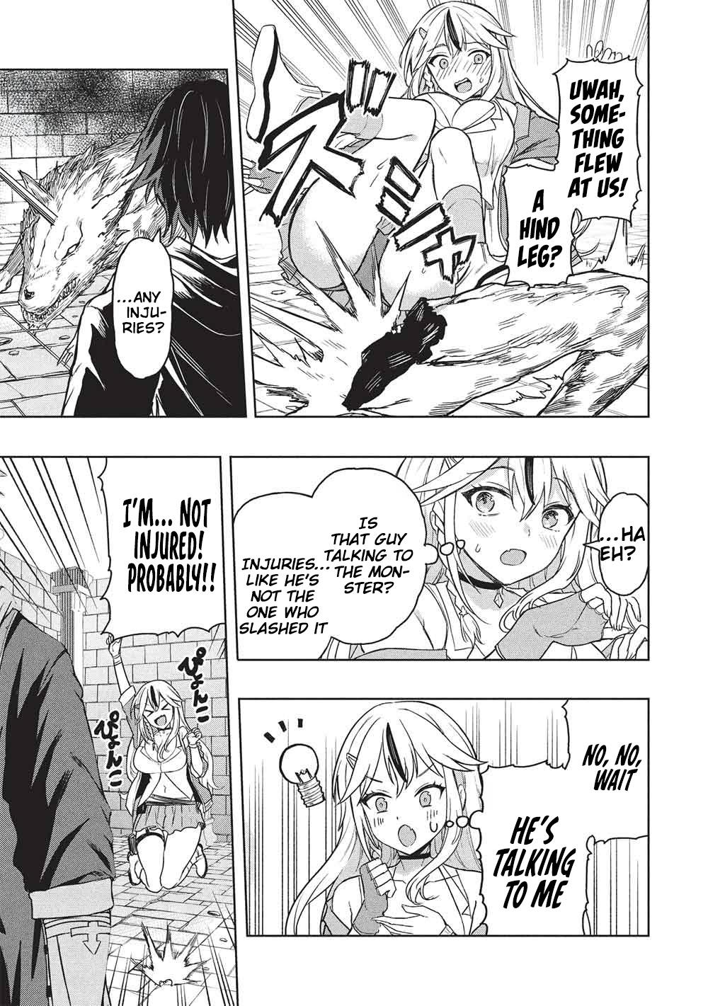 Gal to Dungeon to Shuukai Okure no Tansaku Eiyuutan ~Moto Legend Ima wa Wakeari tei Rank Tansakushana Ore ga, S-Kyuu Gal ni Natsukare Makutte Ikusei wo Makase Sareta~ Chapter 2 page 6 - 