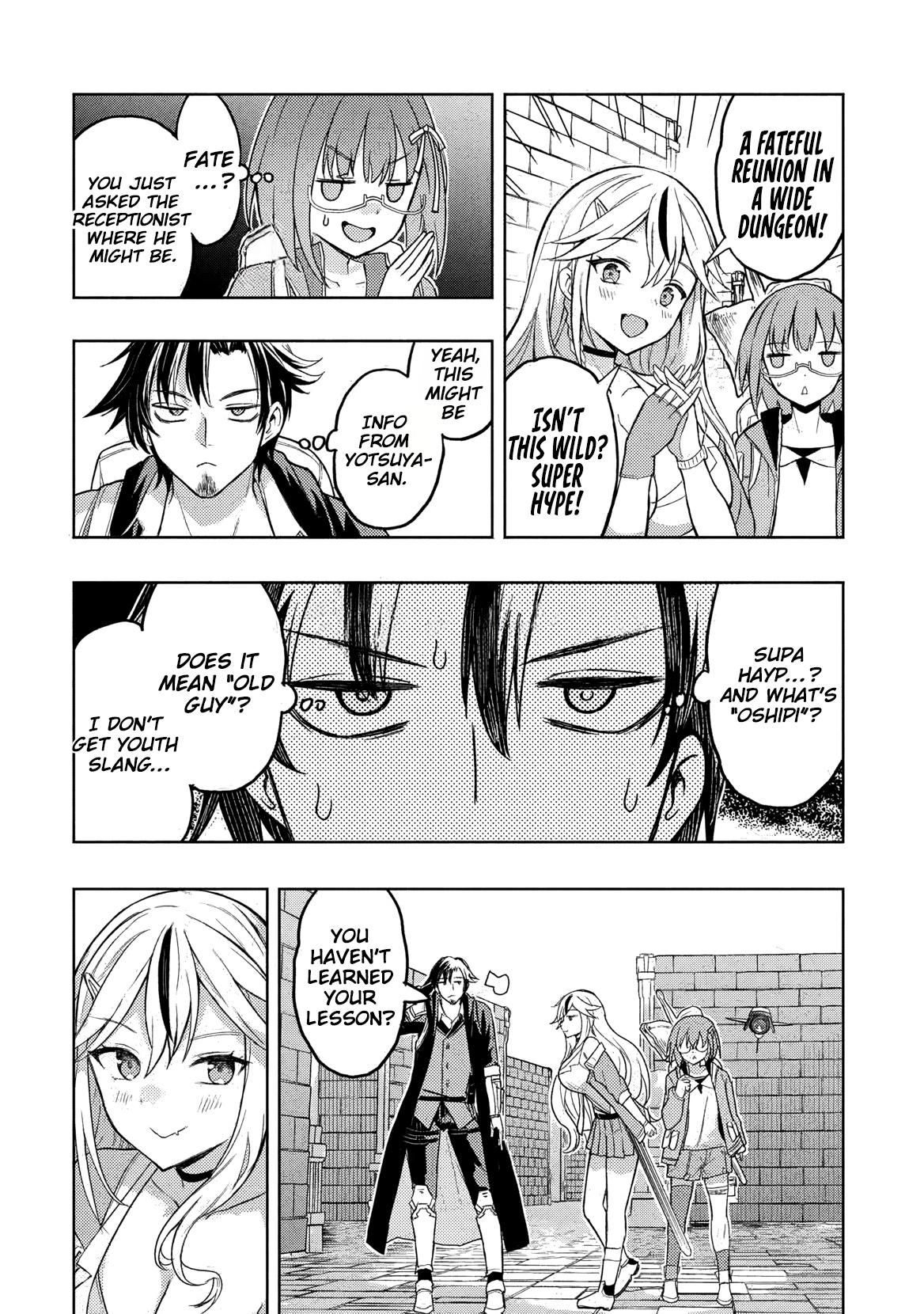 Gal to Dungeon to Shuukai Okure no Tansaku Eiyuutan ~Moto Legend Ima wa Wakeari tei Rank Tansakushana Ore ga, S-Kyuu Gal ni Natsukare Makutte Ikusei wo Makase Sareta~ Chapter 3 page 10 - 
