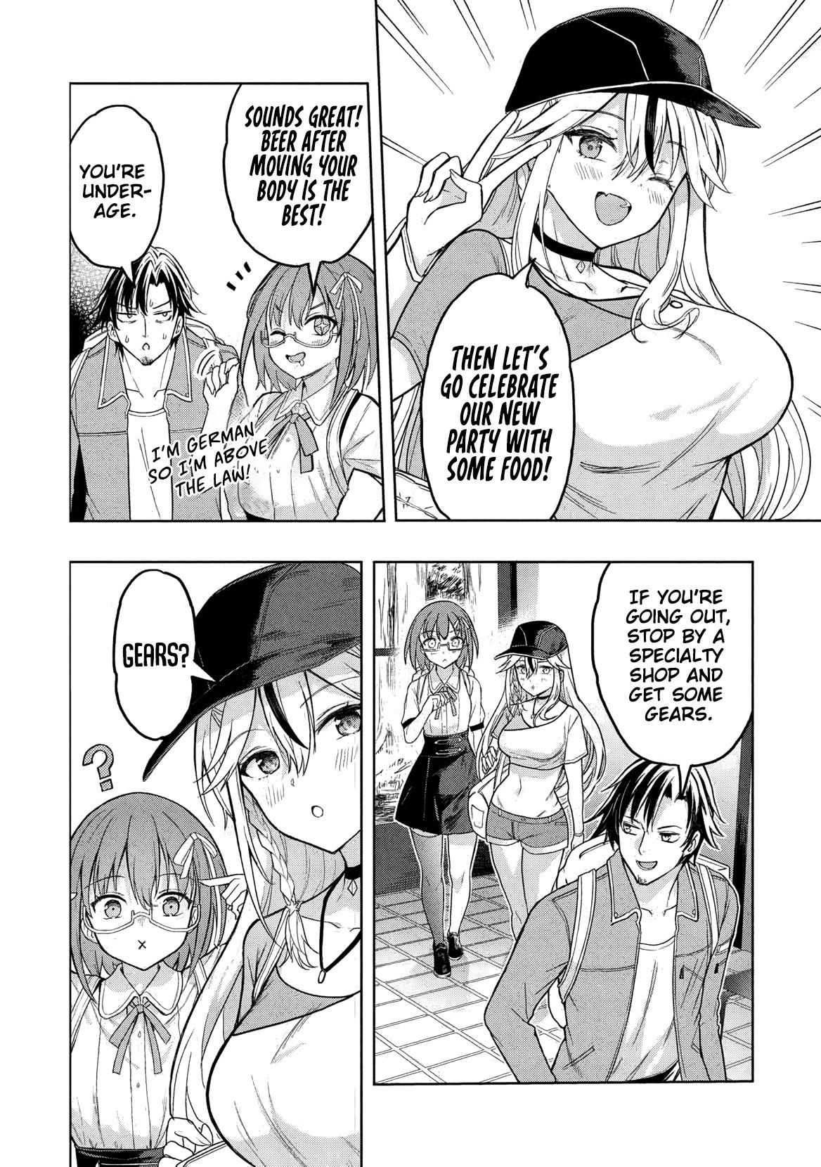 Gal to Dungeon to Shuukai Okure no Tansaku Eiyuutan ~Moto Legend Ima wa Wakeari tei Rank Tansakushana Ore ga, S-Kyuu Gal ni Natsukare Makutte Ikusei wo Makase Sareta~ Chapter 4 page 11 - 