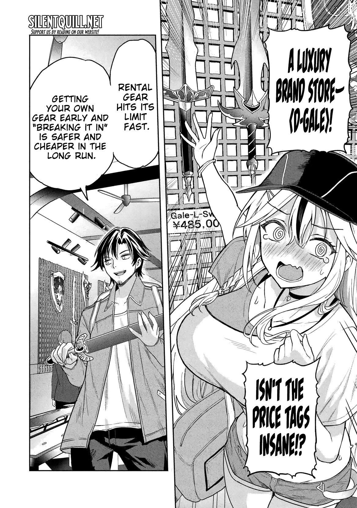 Gal to Dungeon to Shuukai Okure no Tansaku Eiyuutan ~Moto Legend Ima wa Wakeari tei Rank Tansakushana Ore ga, S-Kyuu Gal ni Natsukare Makutte Ikusei wo Makase Sareta~ Chapter 4 page 13 - 