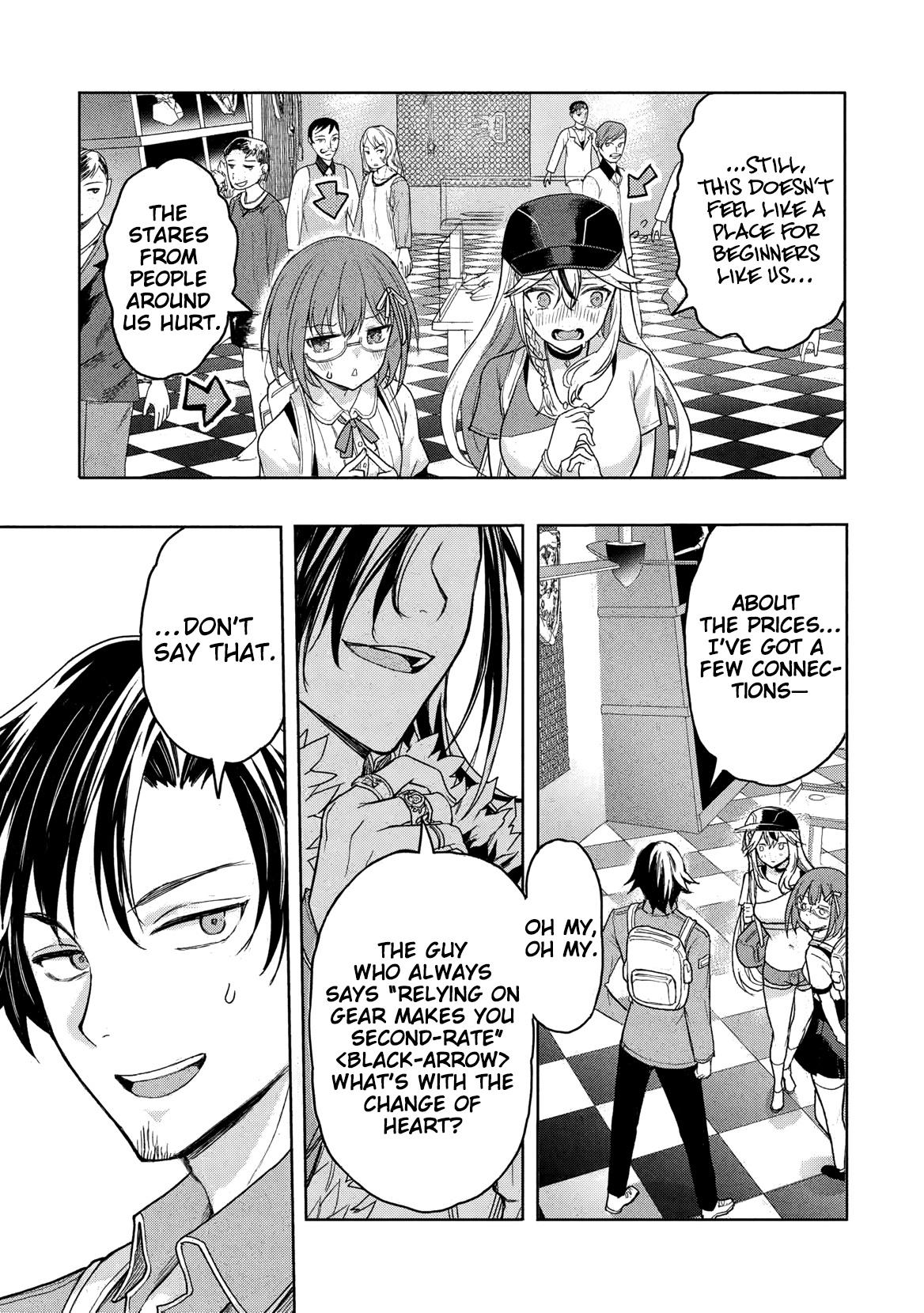 Gal to Dungeon to Shuukai Okure no Tansaku Eiyuutan ~Moto Legend Ima wa Wakeari tei Rank Tansakushana Ore ga, S-Kyuu Gal ni Natsukare Makutte Ikusei wo Makase Sareta~ Chapter 4 page 14 - 