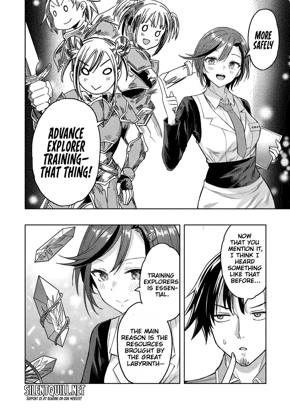 Gal to Dungeon to Shuukai Okure no Tansaku Eiyuutan ~Moto Legend Ima wa Wakeari tei Rank Tansakushana Ore ga, S-Kyuu Gal ni Natsukare Makutte Ikusei wo Makase Sareta~ Chapter 4 page 5 - 