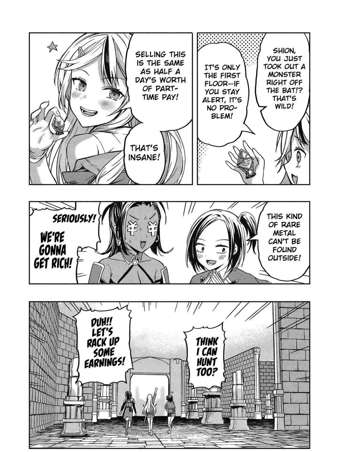 Gal to Dungeon to Shuukai Okure no Tansaku Eiyuutan Chapter 1 page 38 - 