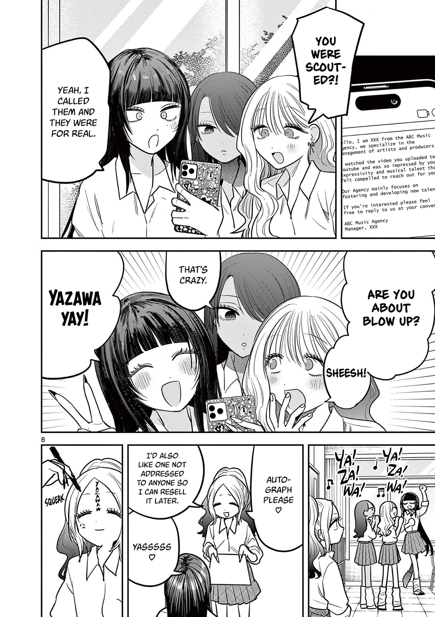 #Gal to Gal no Yuri Chapter 15 page 8 - 