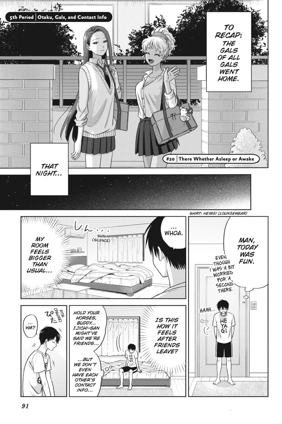 Gals Can’t Be Kind to Otaku!? Chapter 5 page 1 - 