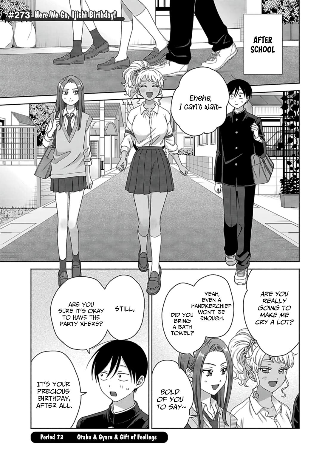 Gals Can’t Be Kind to Otaku!? Chapter 72 page 1 - 