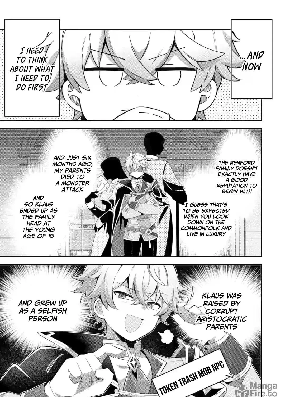 Game Sekai no mobu akuyaku ni tensei shita node Last bos wo mezashite mita Chapter 1.1 page 28 - 