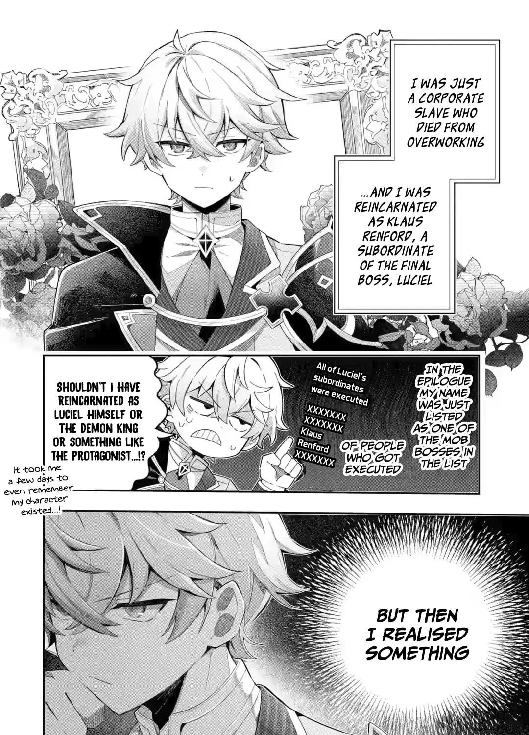 Game Sekai no mobu akuyaku ni tensei shita node Last bos wo mezashite mita Chapter 1.1 page 10 - 