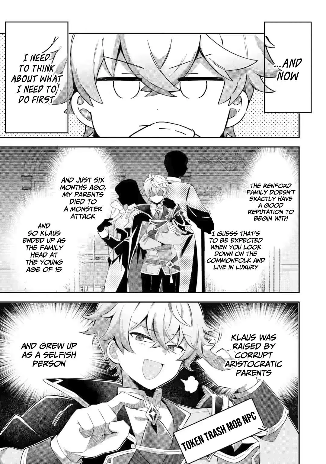Game Sekai no mobu akuyaku ni tensei shita node Last bos wo mezashite mita Chapter 1 page 15 - 