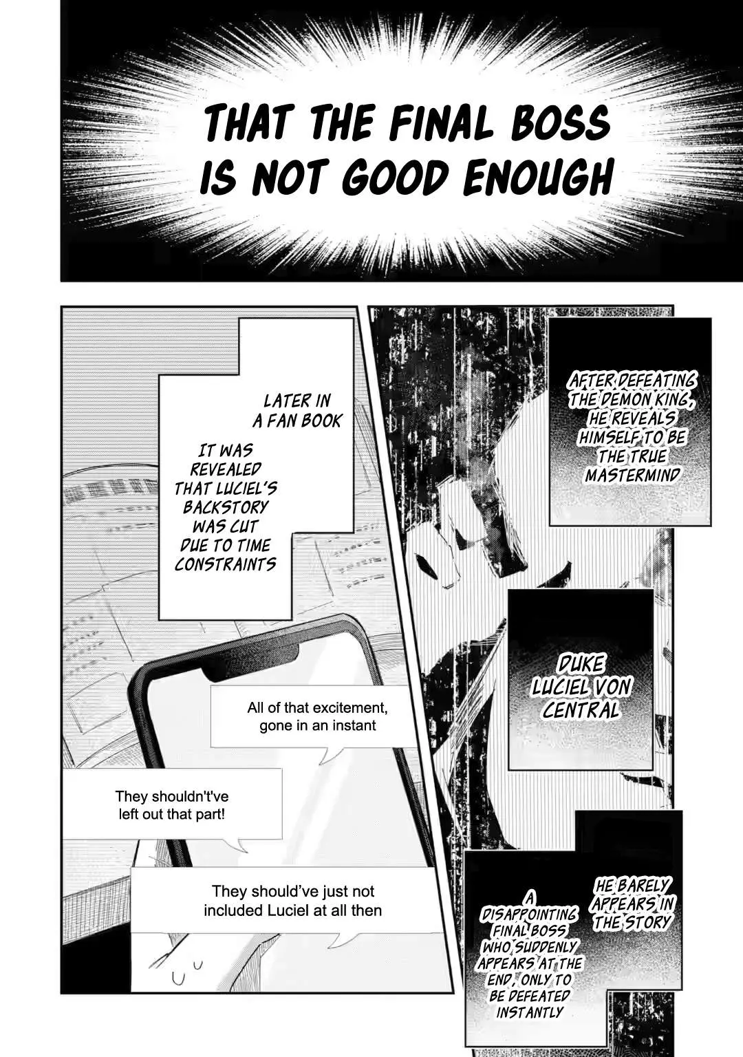 Game Sekai no mobu akuyaku ni tensei shita node Last bos wo mezashite mita Chapter 1 page 3 - 