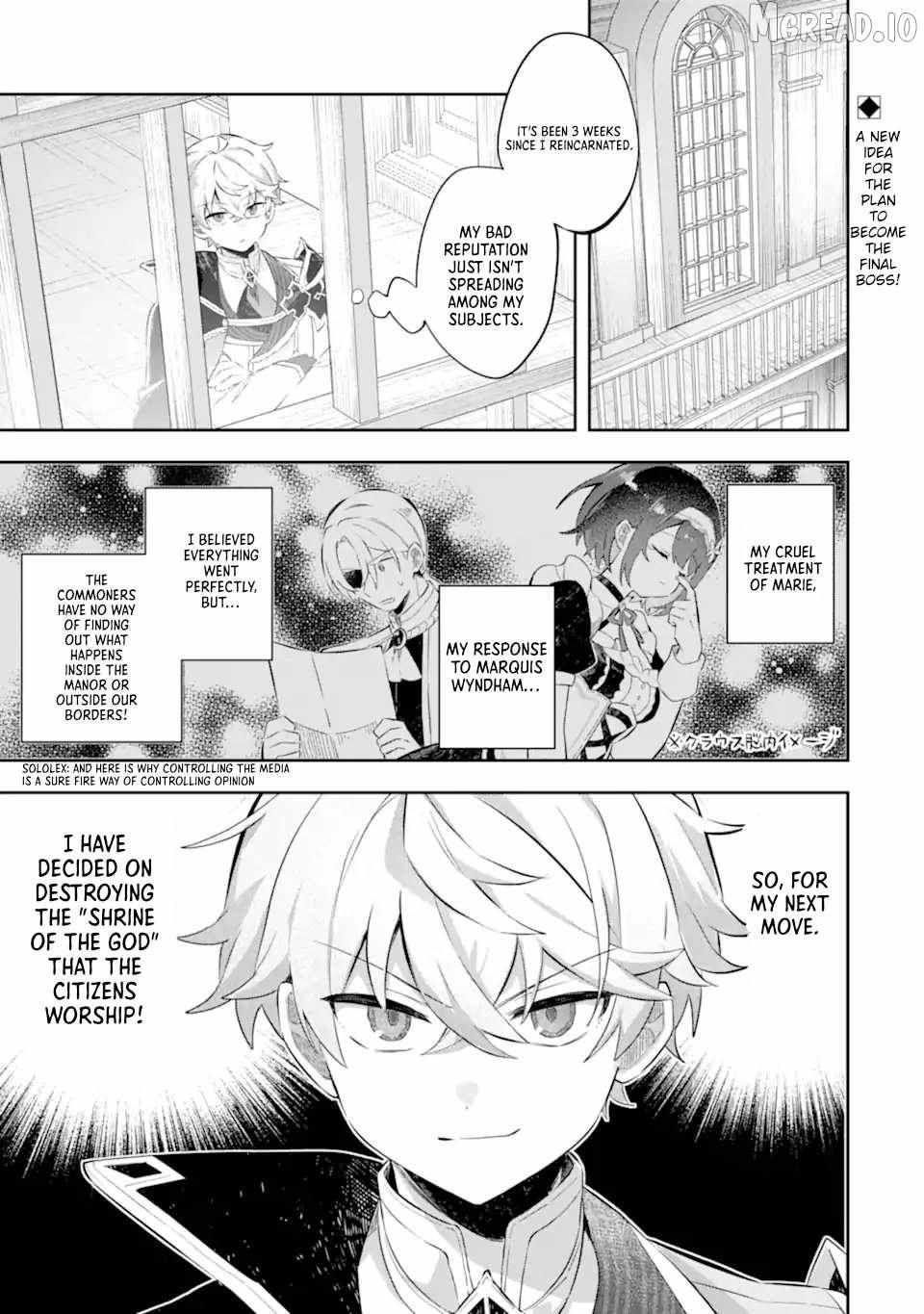 Game Sekai no mobu akuyaku ni tensei shita node Last bos wo mezashite mita Chapter 6 page 2 - 