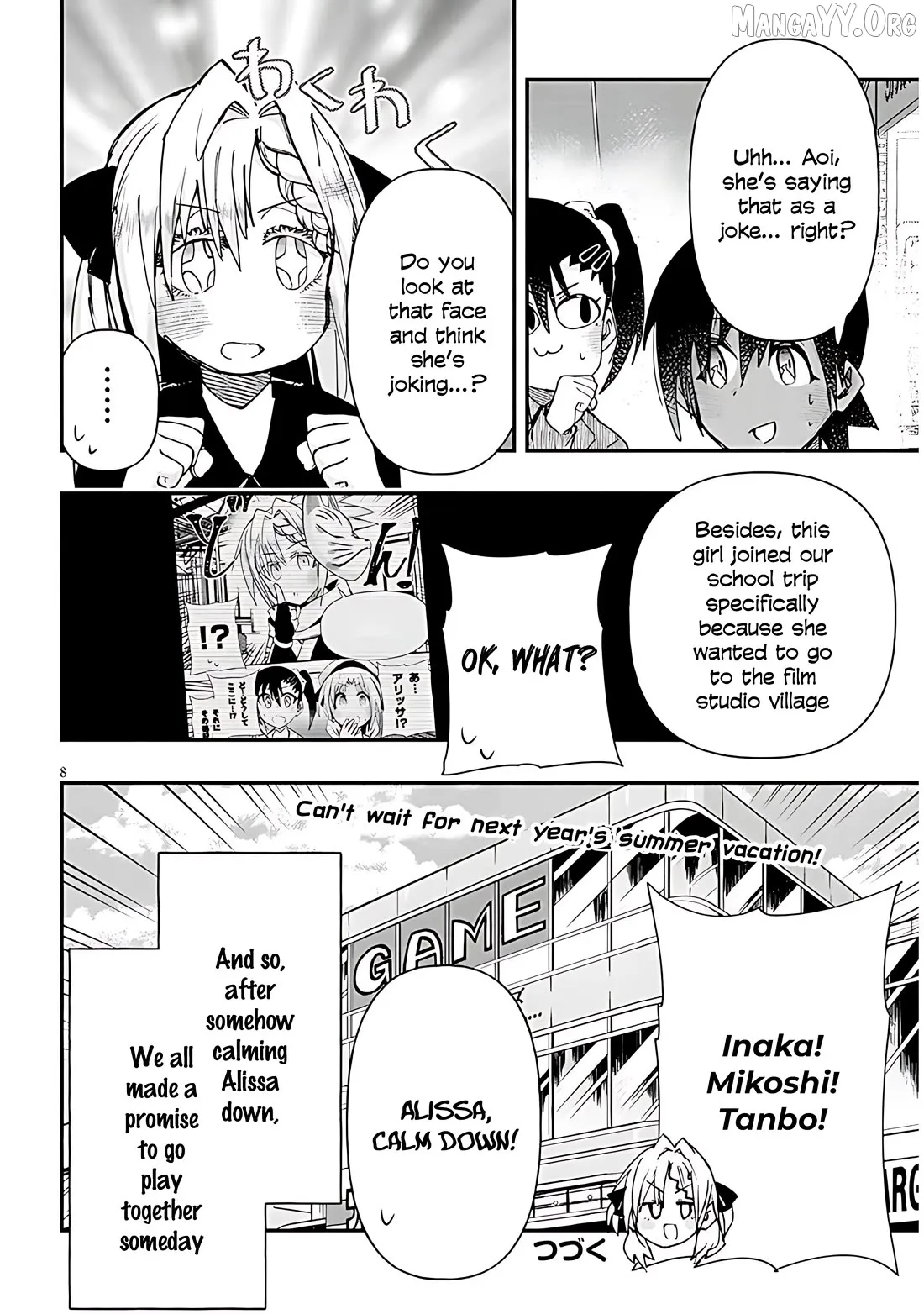Geesen Shoujo To Ibunka Kouryuu Chapter 134 page 8 - 
