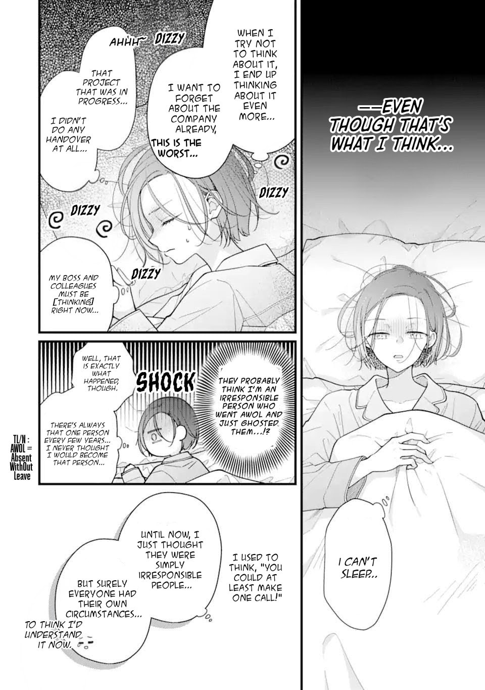 Genkai Shakaijin-san wo Sukueru no wa Kuso Deka Kanjou Stalker-chan Dakedeshita Chapter 5 page 4 - 