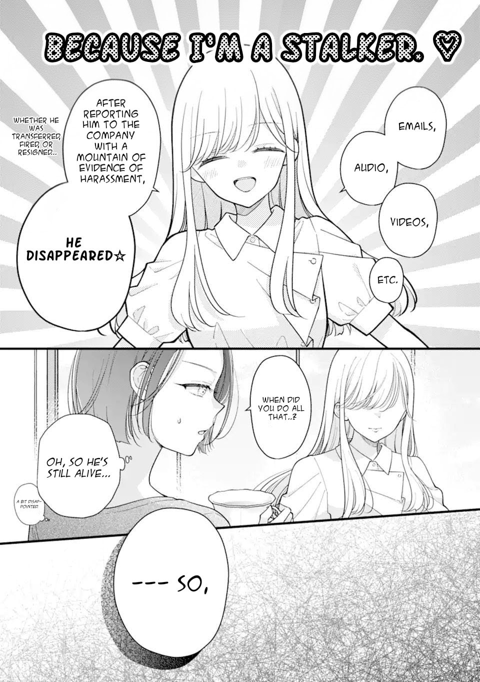 Genkai Shakaijin-san wo Sukueru no wa Kuso Deka Kanjou Stalker-chan Dakedeshita Chapter 6.1 page 9 - 