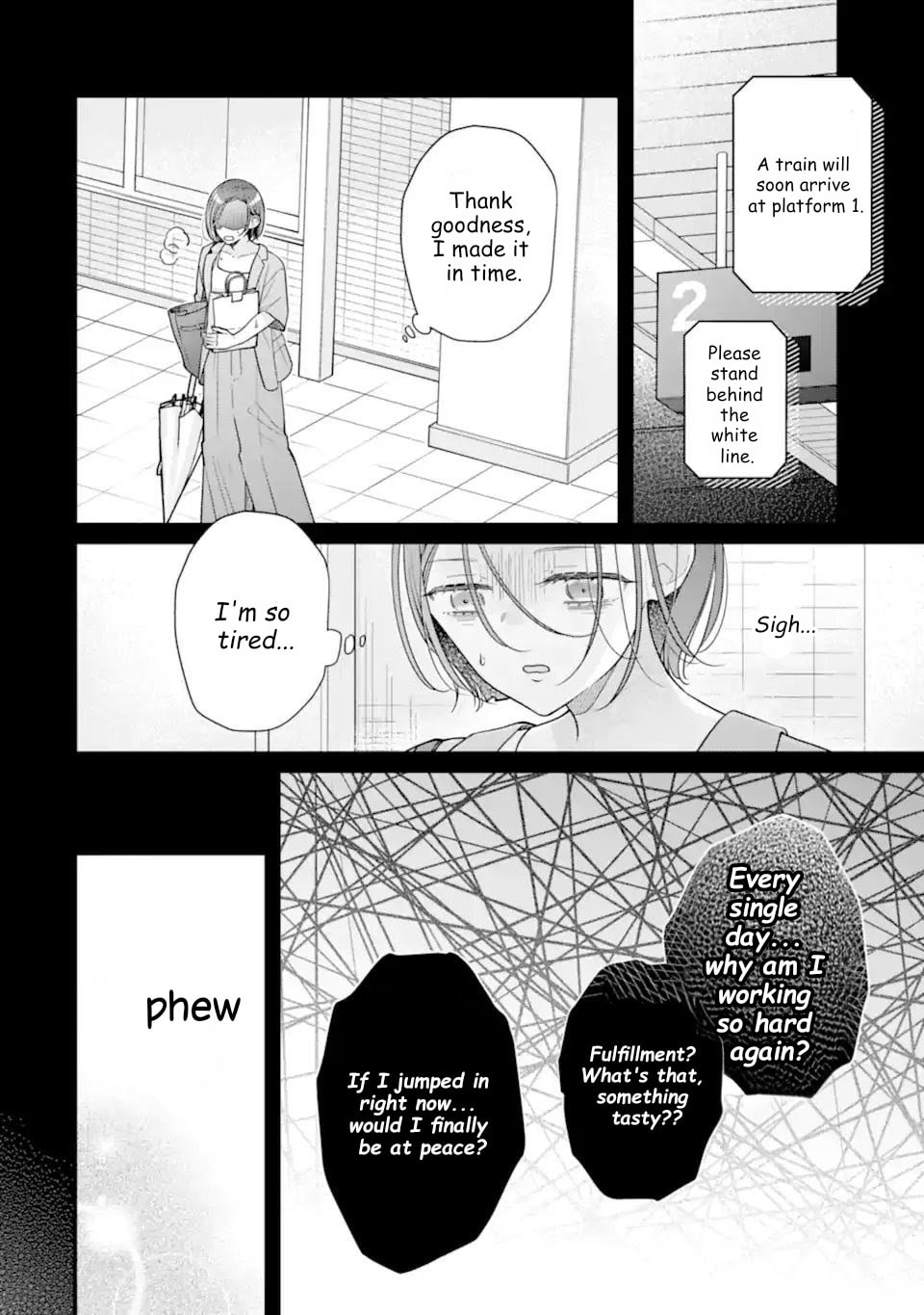 Genkai Shakaijin-san wo Sukueru no wa Kuso Deka Kanjou Stalker-chan Dakedeshita Chapter 8.2 page 6 - 