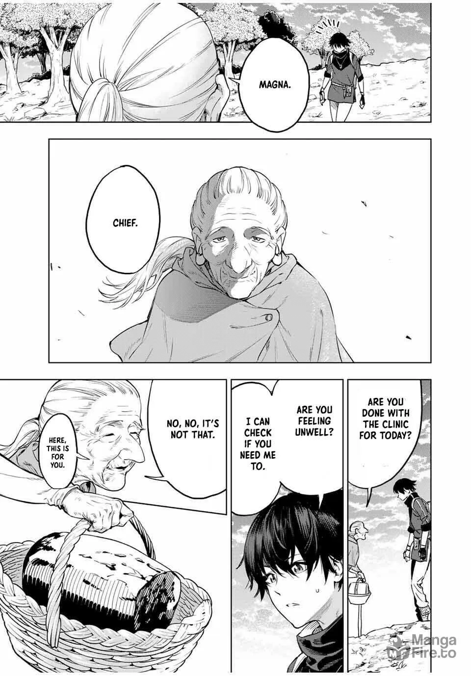 Genkai Shuuraku wo Datsu Mura Shita Renkinjutsushi, Tokai de "Saikyou" nano ga Bare Makuru. ~Rougai domo ni wa Iikagen Aiso ga Tsukimashita~ Chapter 1 page 15 - 
