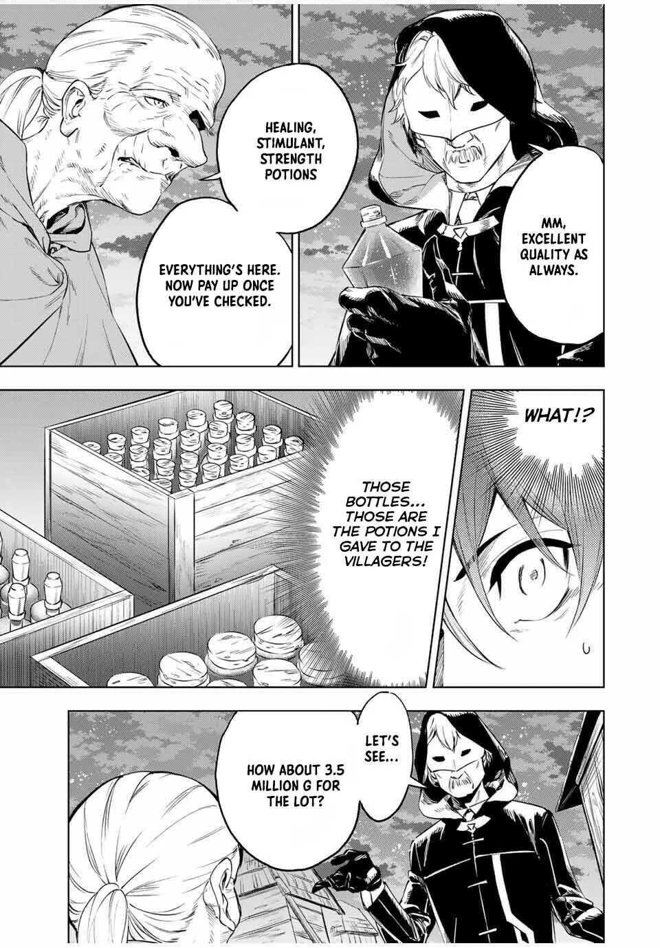 Genkai Shuuraku wo Datsu Mura Shita Renkinjutsushi, Tokai de "Saikyou" nano ga Bare Makuru. ~Rougai domo ni wa Iikagen Aiso ga Tsukimashita~ Chapter 1 page 19 - 